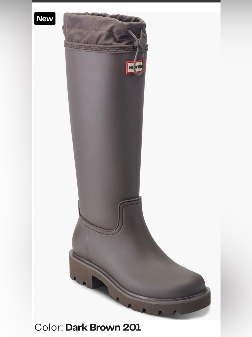 Women’s Tall Brown Rain Boot